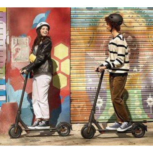 Infinity Scooter M365 Aluminium Alloy E-Scooter with Extra Solid Tyre and Bluetooth Connectivity – Lightweight Foldable Electric Scooter with Powerful Motor and Anti-Skid Honeycomb Tyres 4